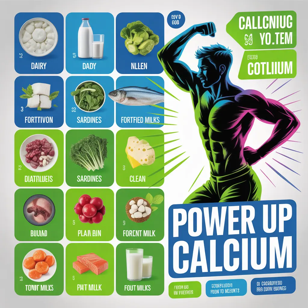 printable high calcium foods chart
