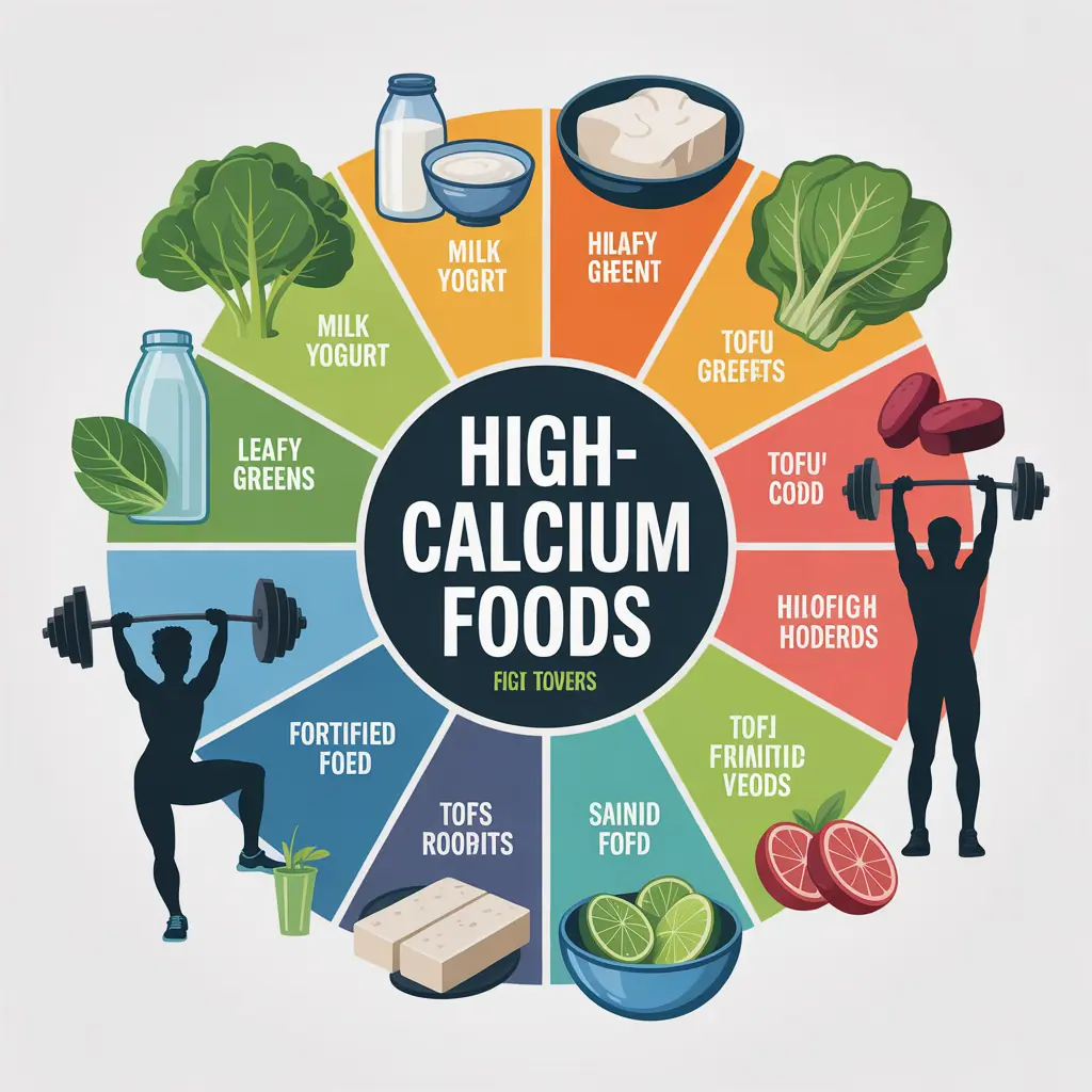 printable high calcium foods chart
