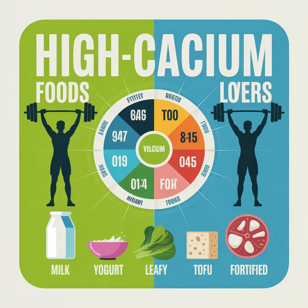 printable high calcium foods chart