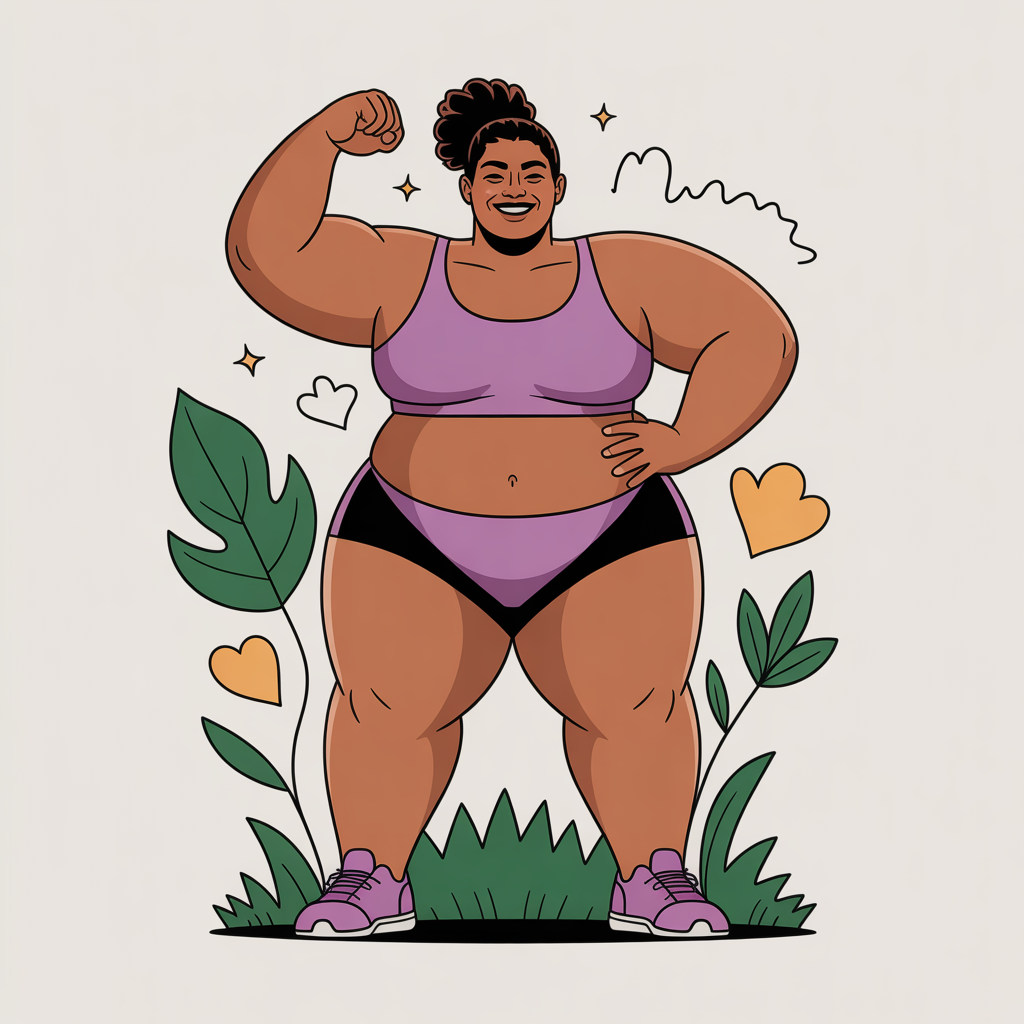 pudgey body type