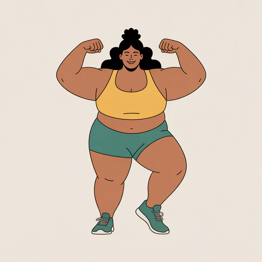 pudgey body type