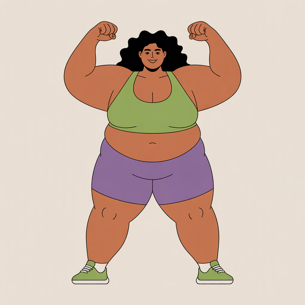 pudgey body type