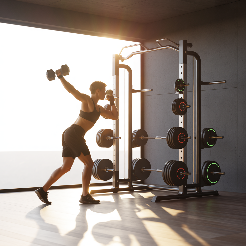 rack for dumbbell weights for home gym