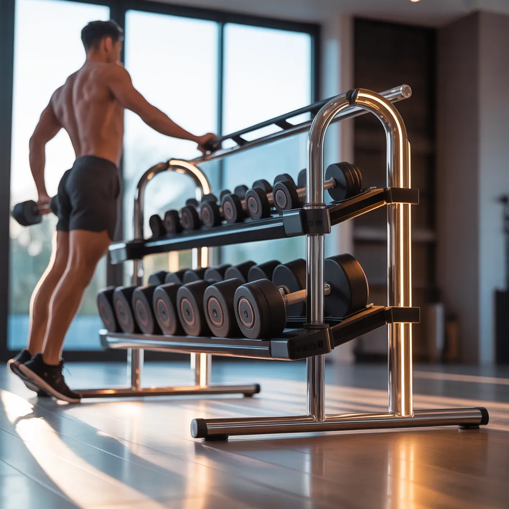 rack for dumbbell weights for home gym