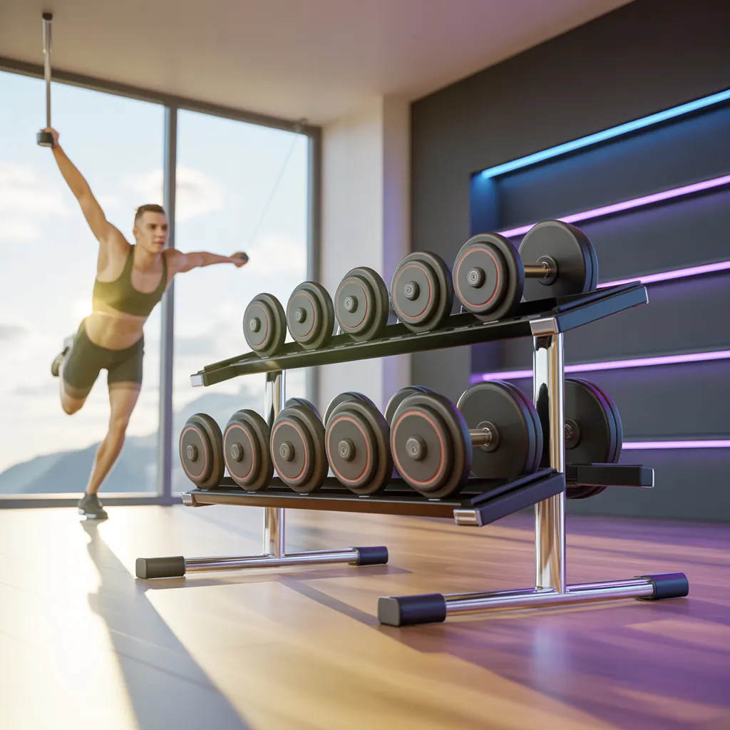 rack for dumbbell weights for home gym