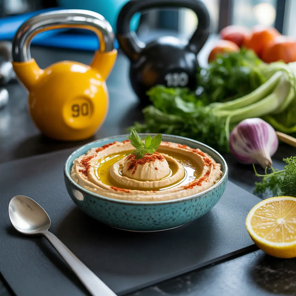 roasted garlic hummus