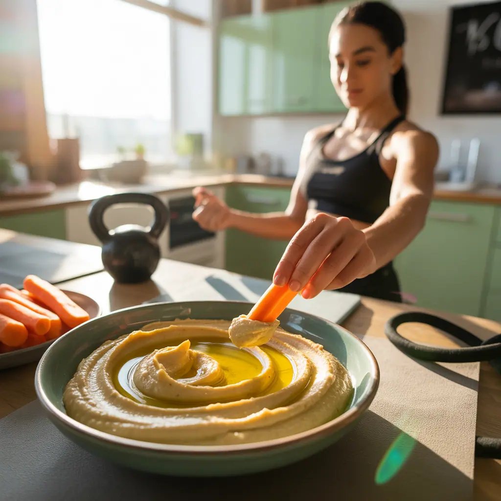 roasted garlic hummus