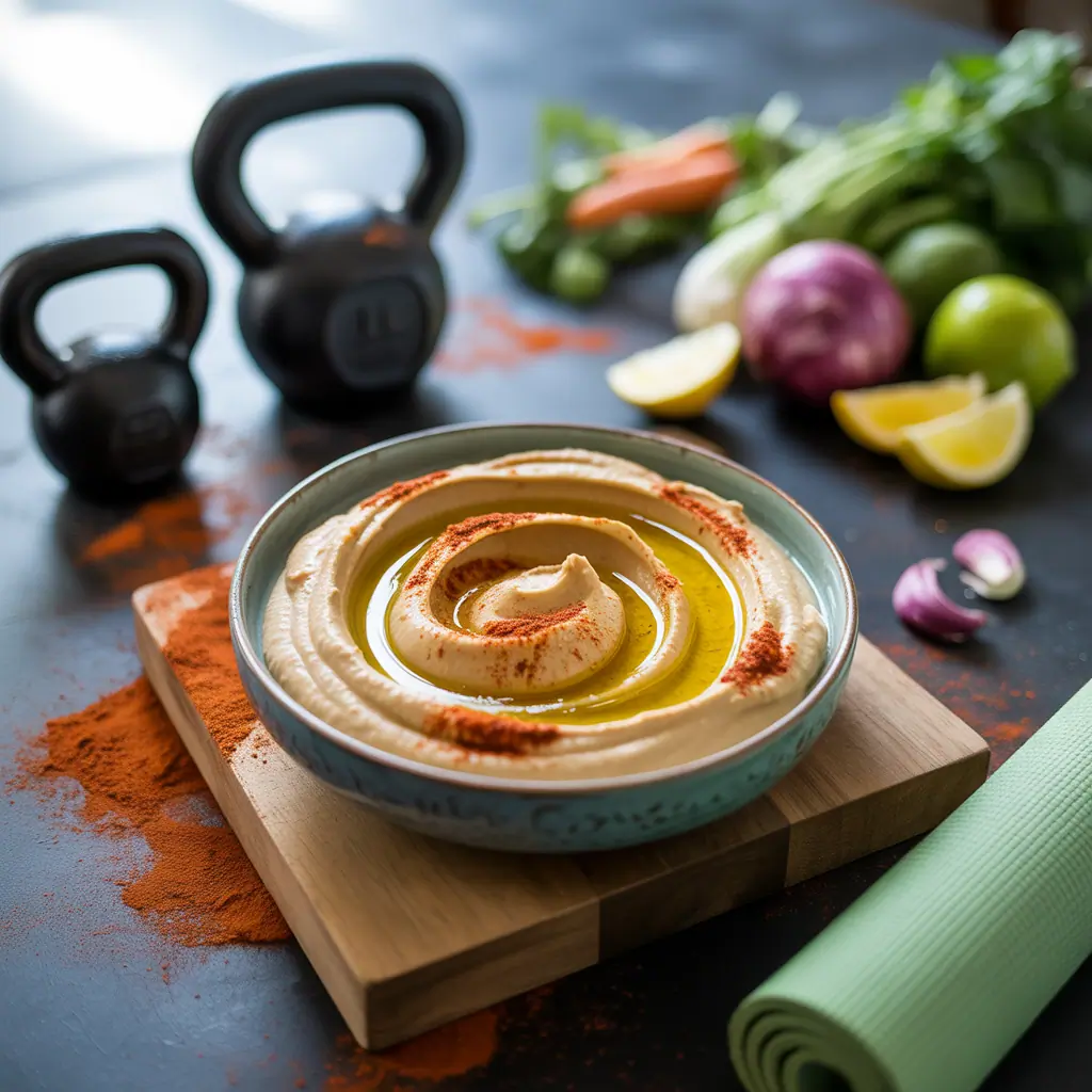 roasted garlic hummus