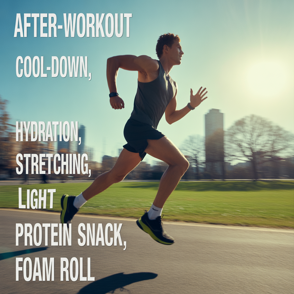 running after workout tips