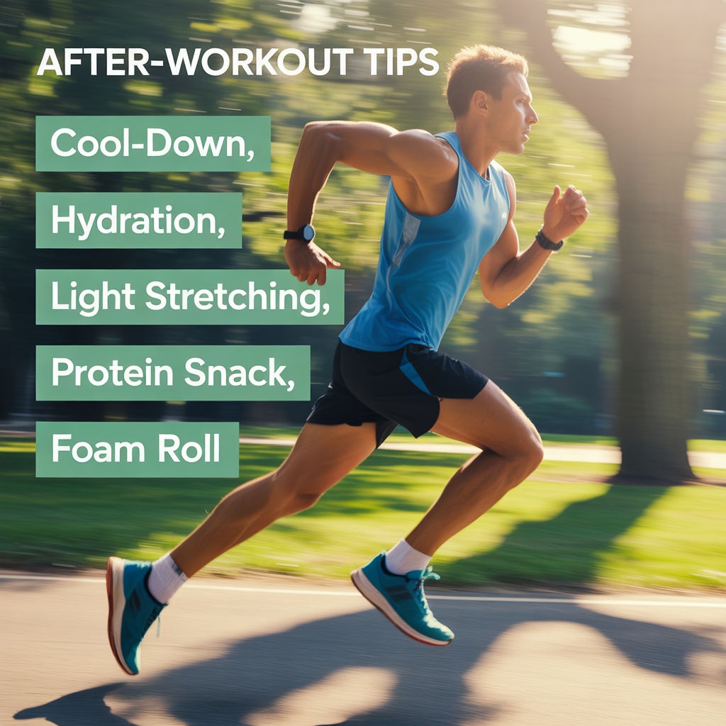 running after workout tips