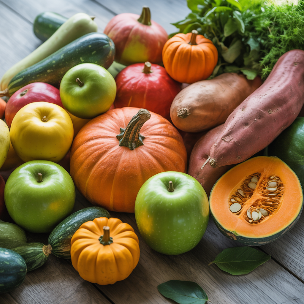 seasonal fall fruits vegetables list
