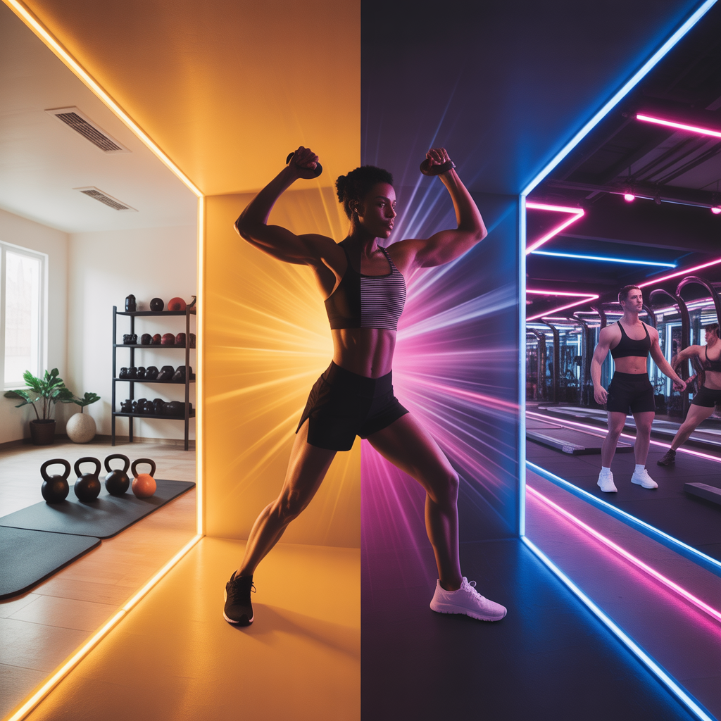 should i join a gym or workout at home