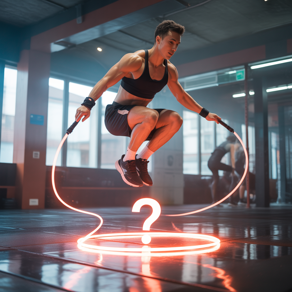 should my jump rope touch the ground