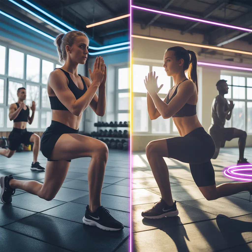 should your knee touch the ground in lunges