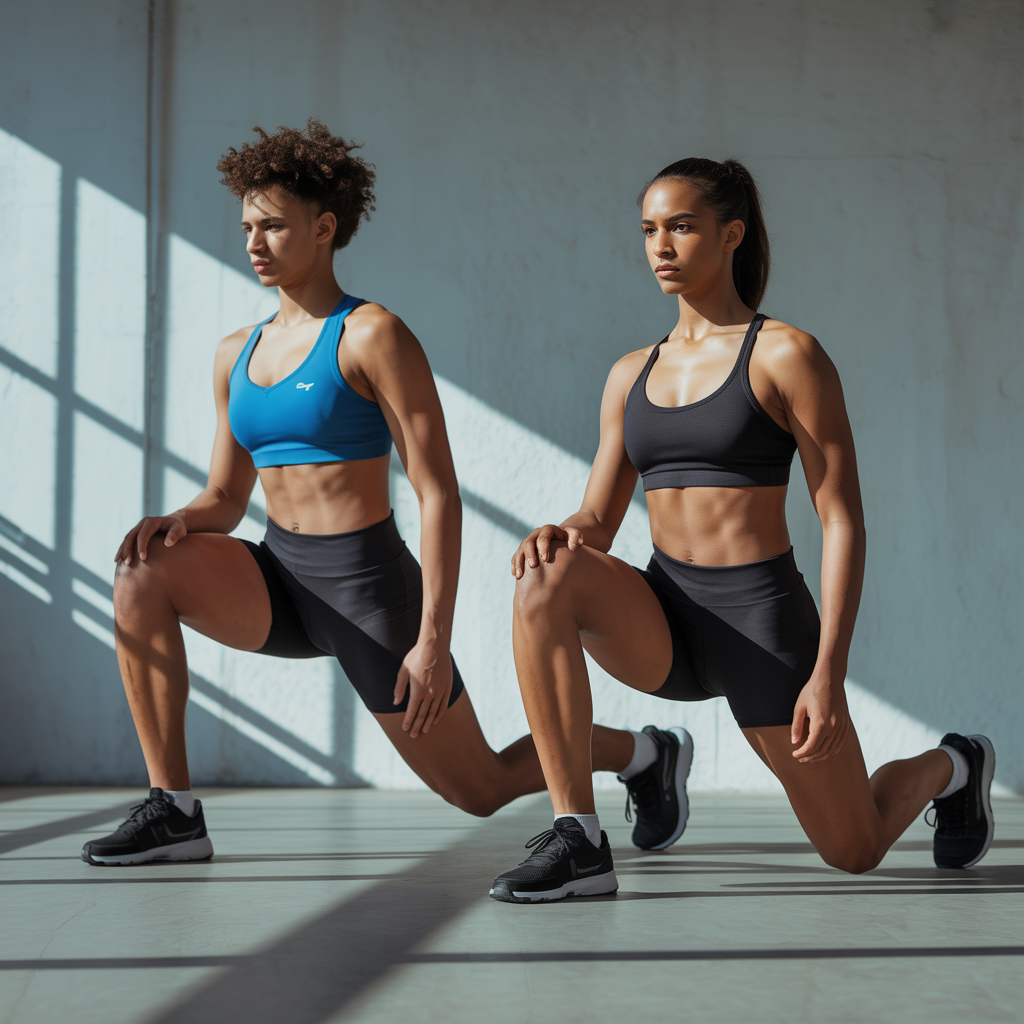 should your knee touch the ground in lunges