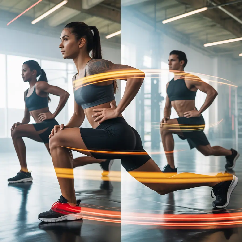 should your knee touch the ground in lunges