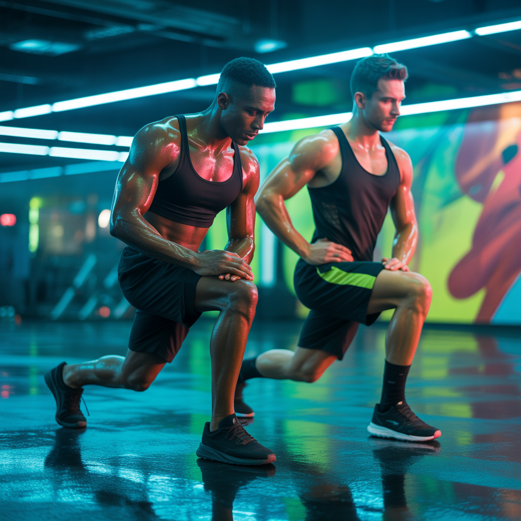 should your knee touch the ground in lunges