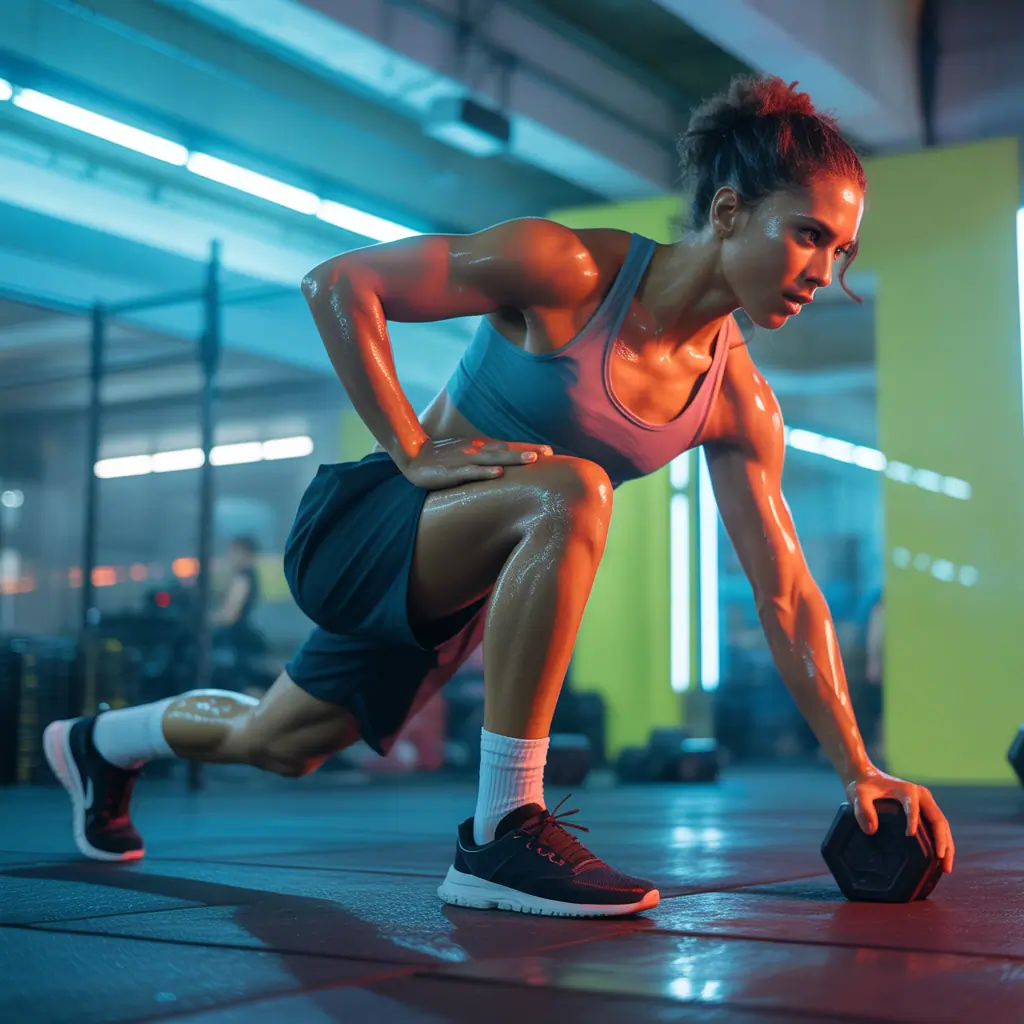 should your knee touch the ground in lunges