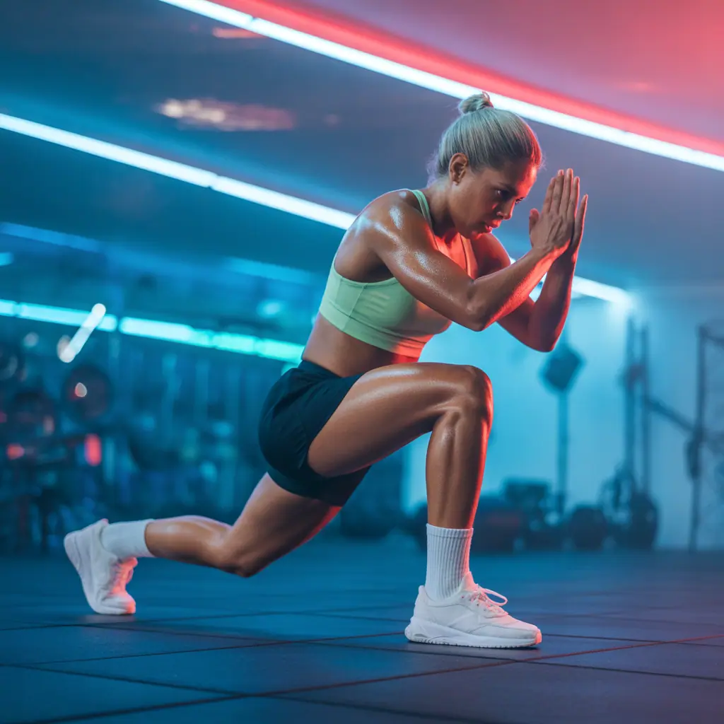should your knee touch the ground in lunges