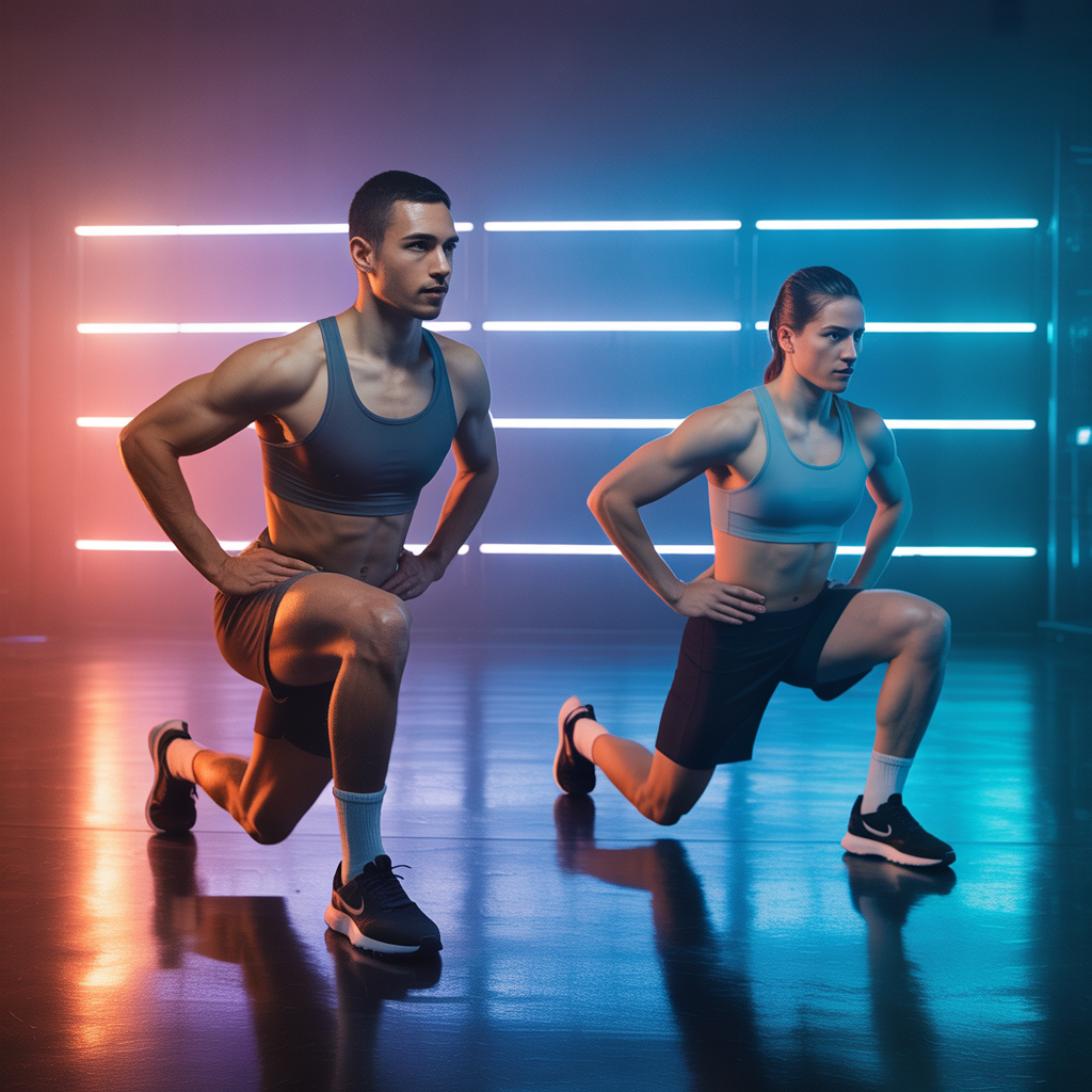 should your knee touch the ground in lunges