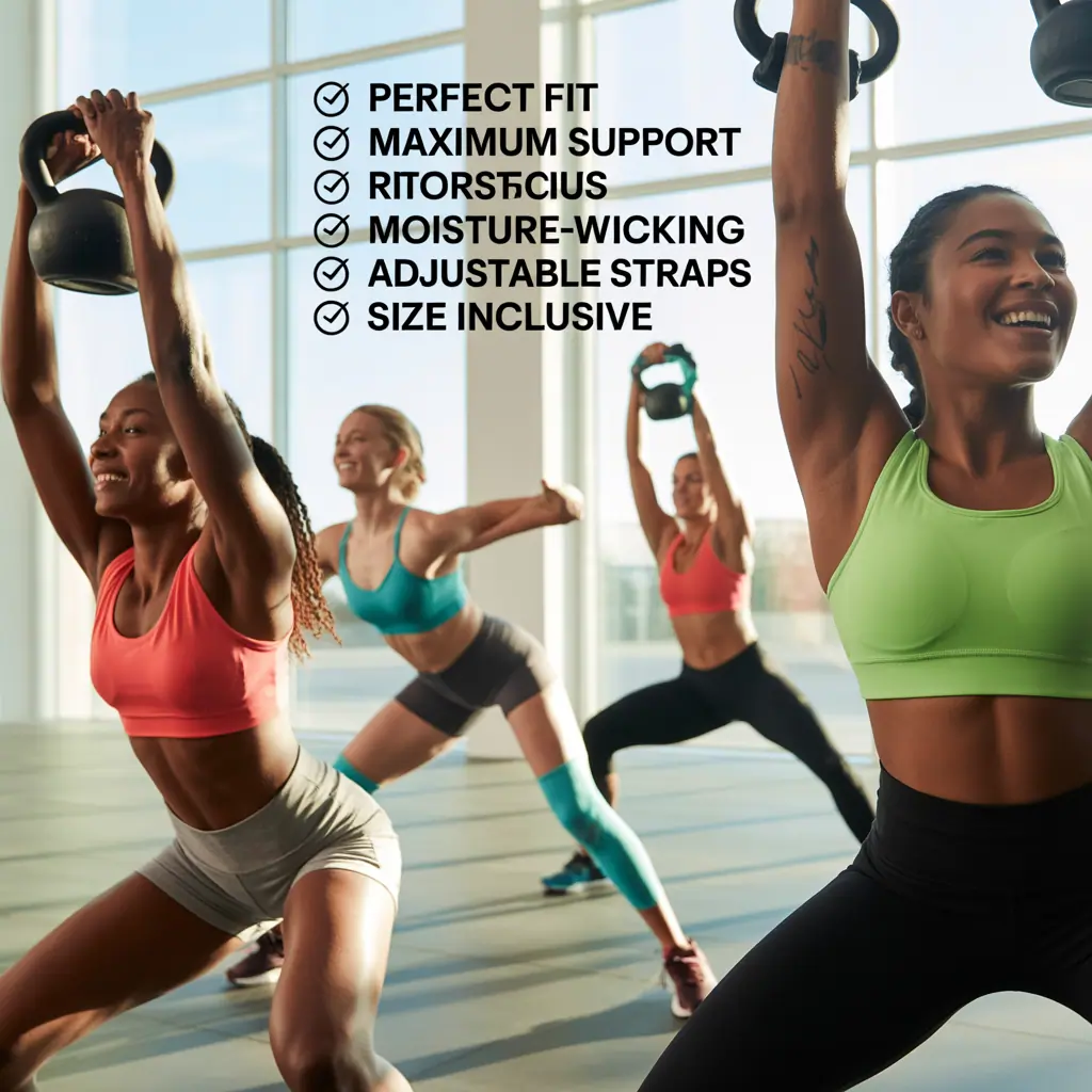 sports bra fit checklist