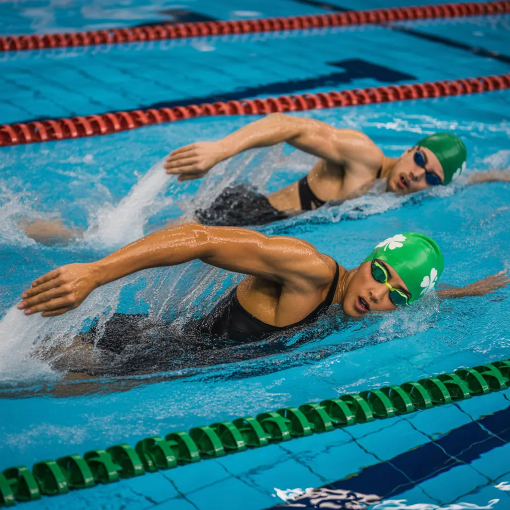 st patricks day swim workouts