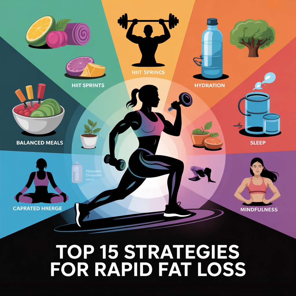 the top 15 strategies for rapid fat loss