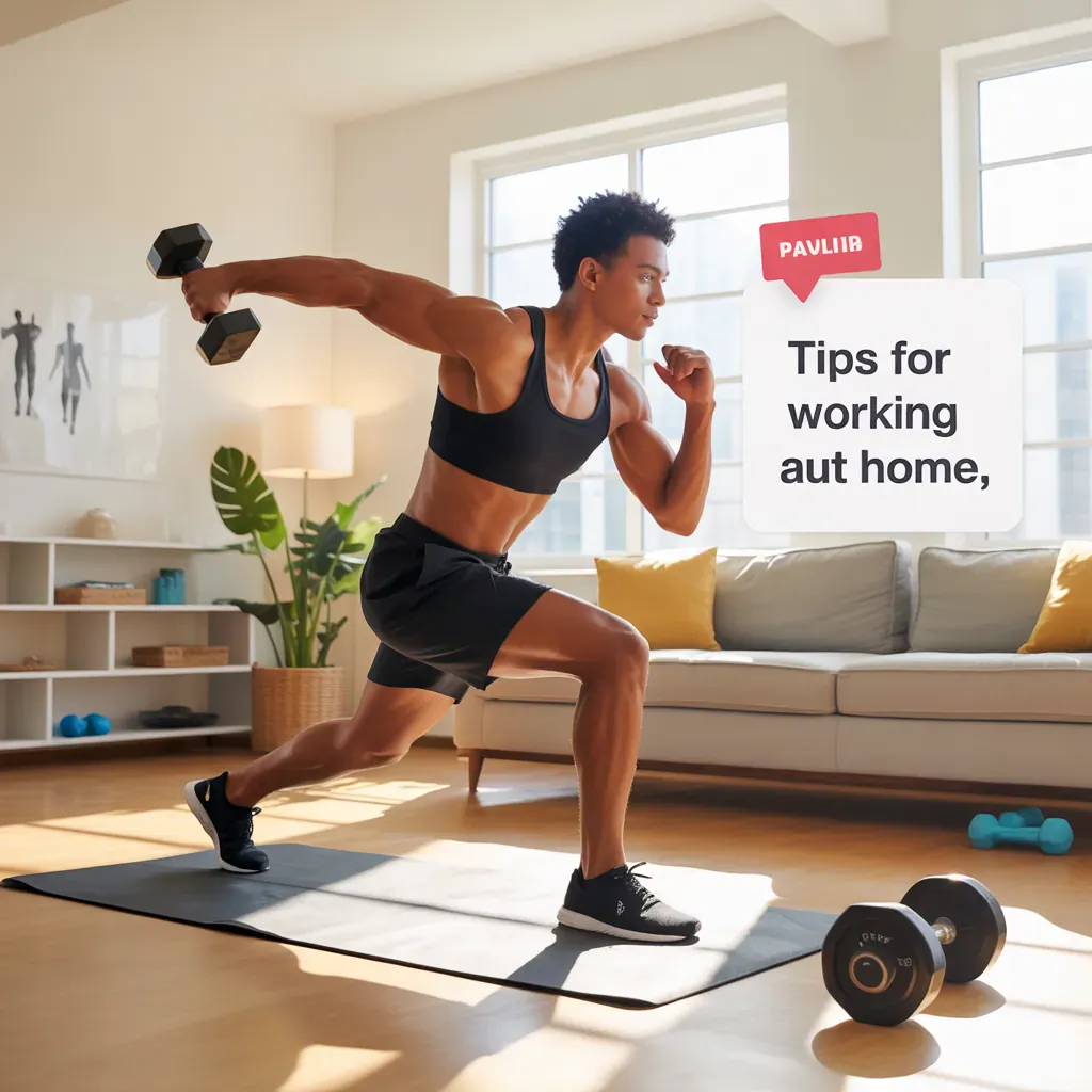 tips for working out at home