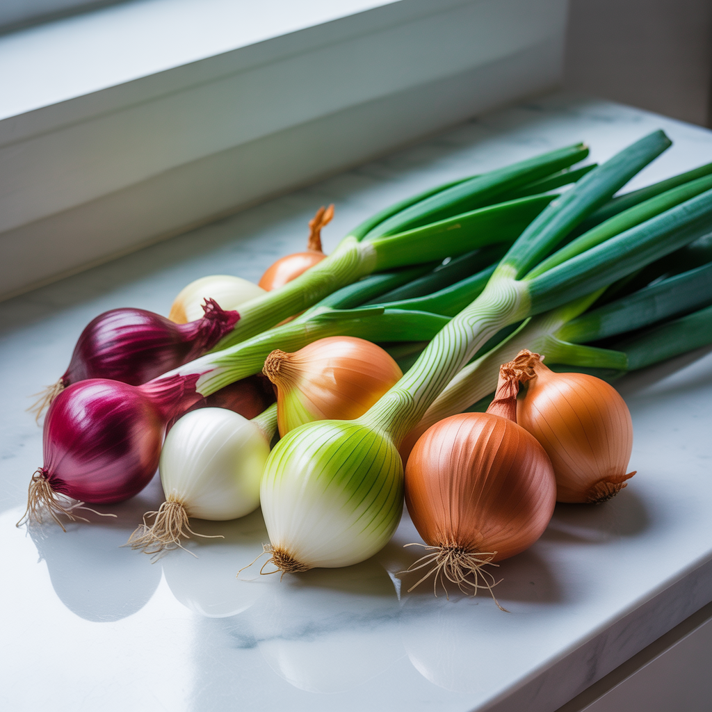 types of onions with uses