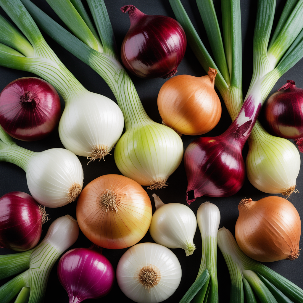 types of onions with uses