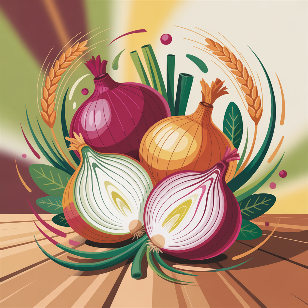 types of onions with uses