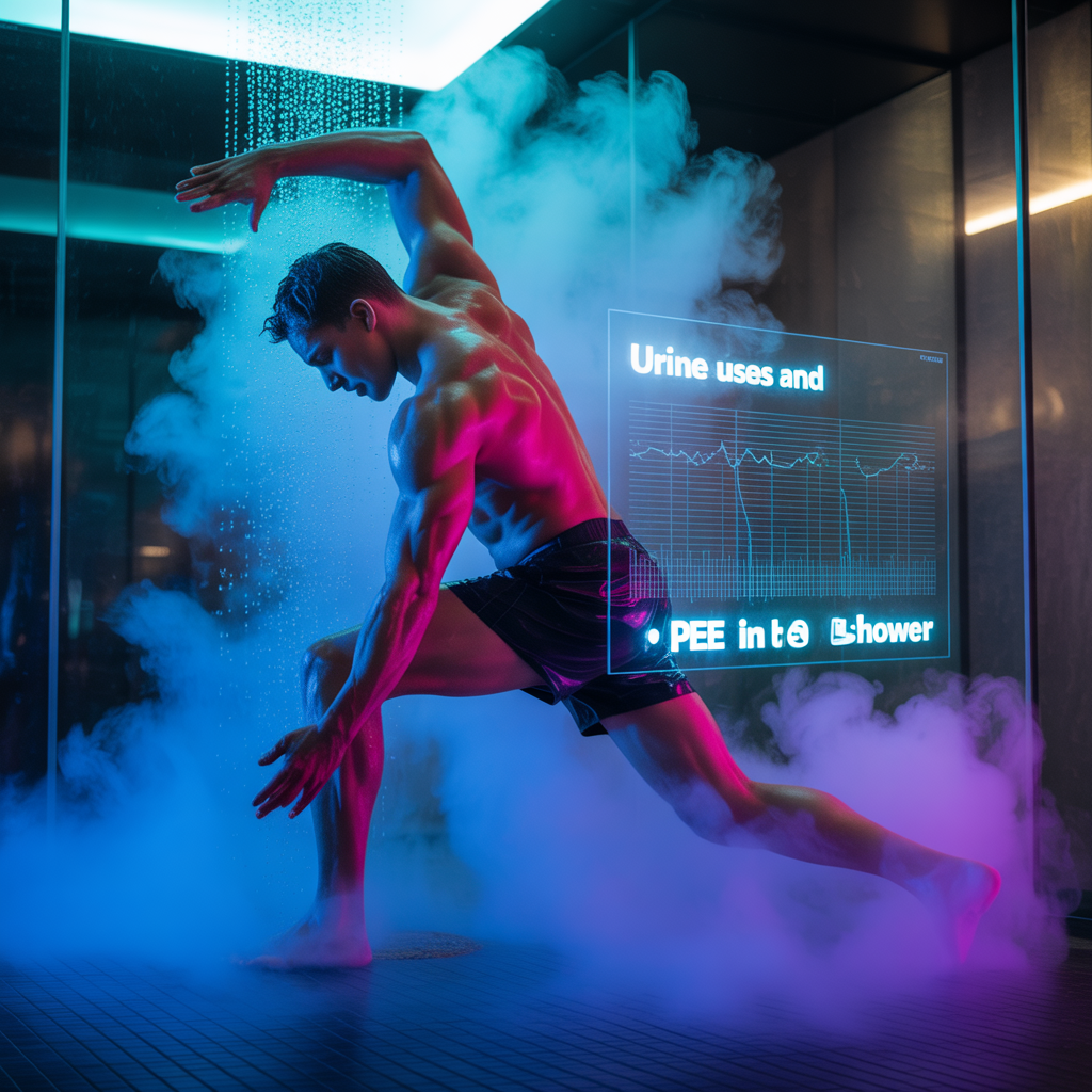 urine uses and pee in the shower