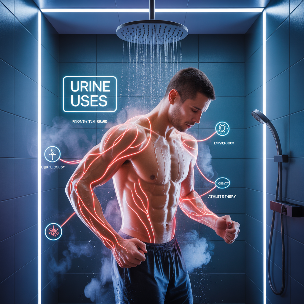urine uses and pee in the shower