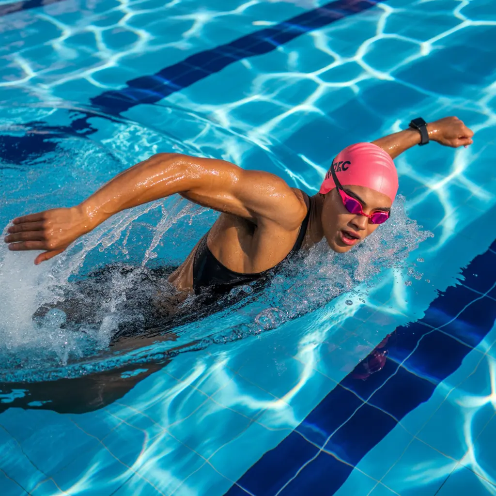 valentines day swim workout