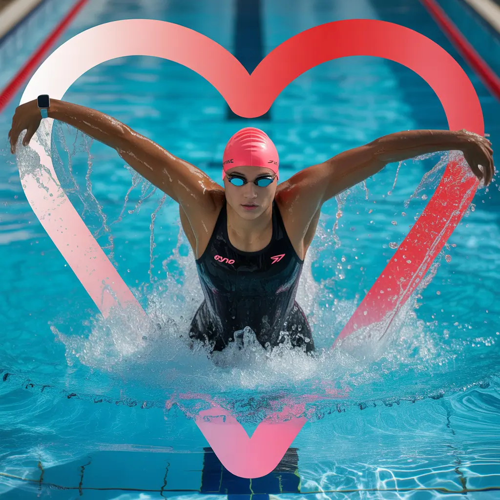 valentines day swim workout