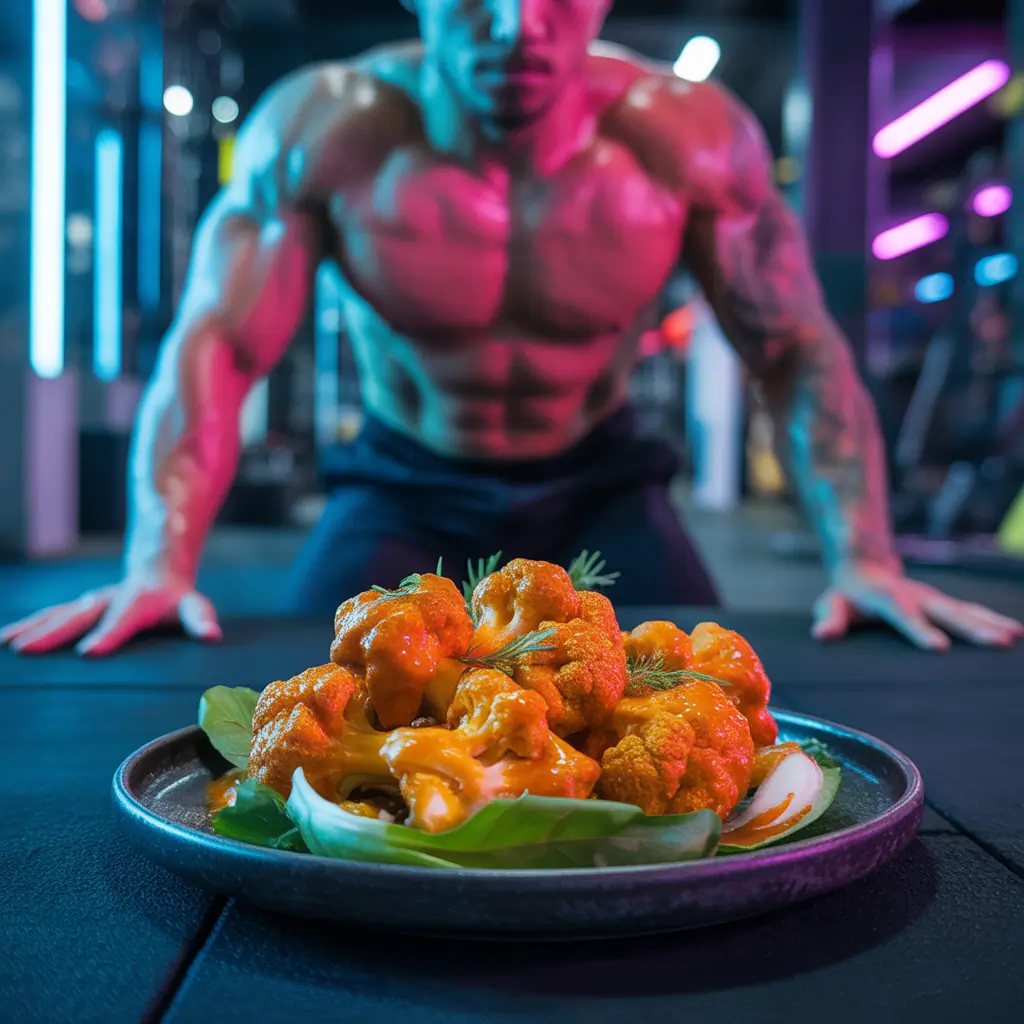 vegan buffalo cauliflower wings