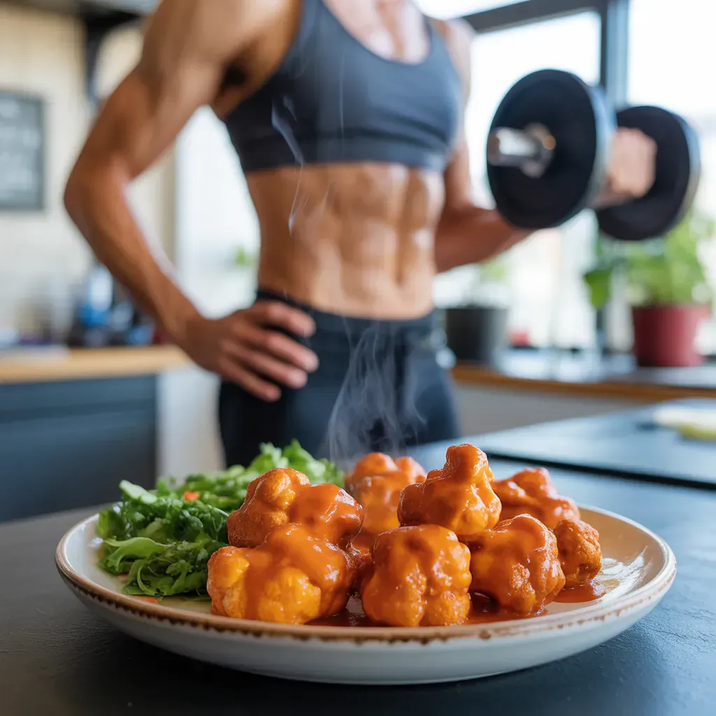 vegan buffalo cauliflower wings