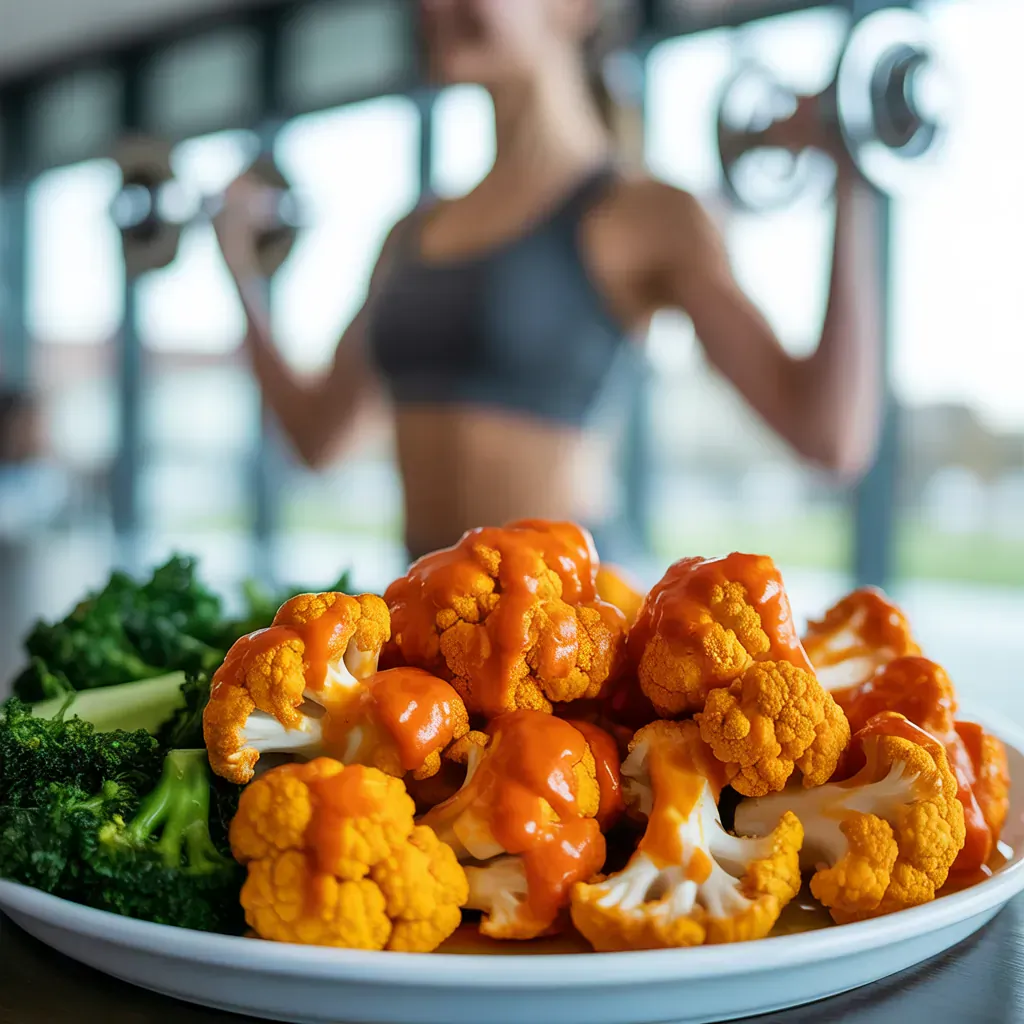 vegan buffalo cauliflower wings