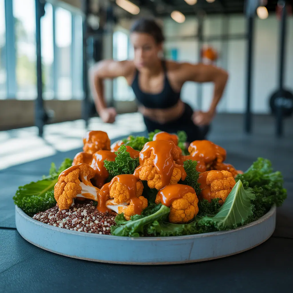 vegan buffalo cauliflower wings