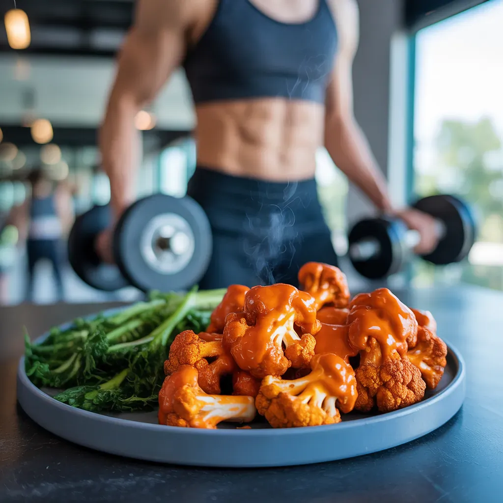 vegan buffalo cauliflower wings