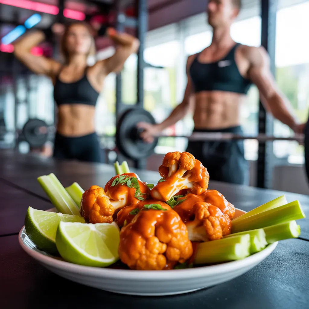 vegan buffalo cauliflower wings