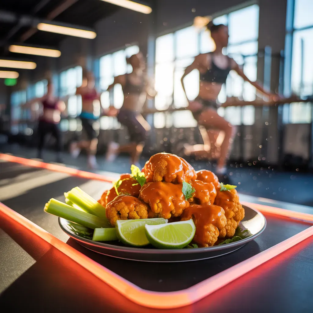 vegan buffalo cauliflower wings