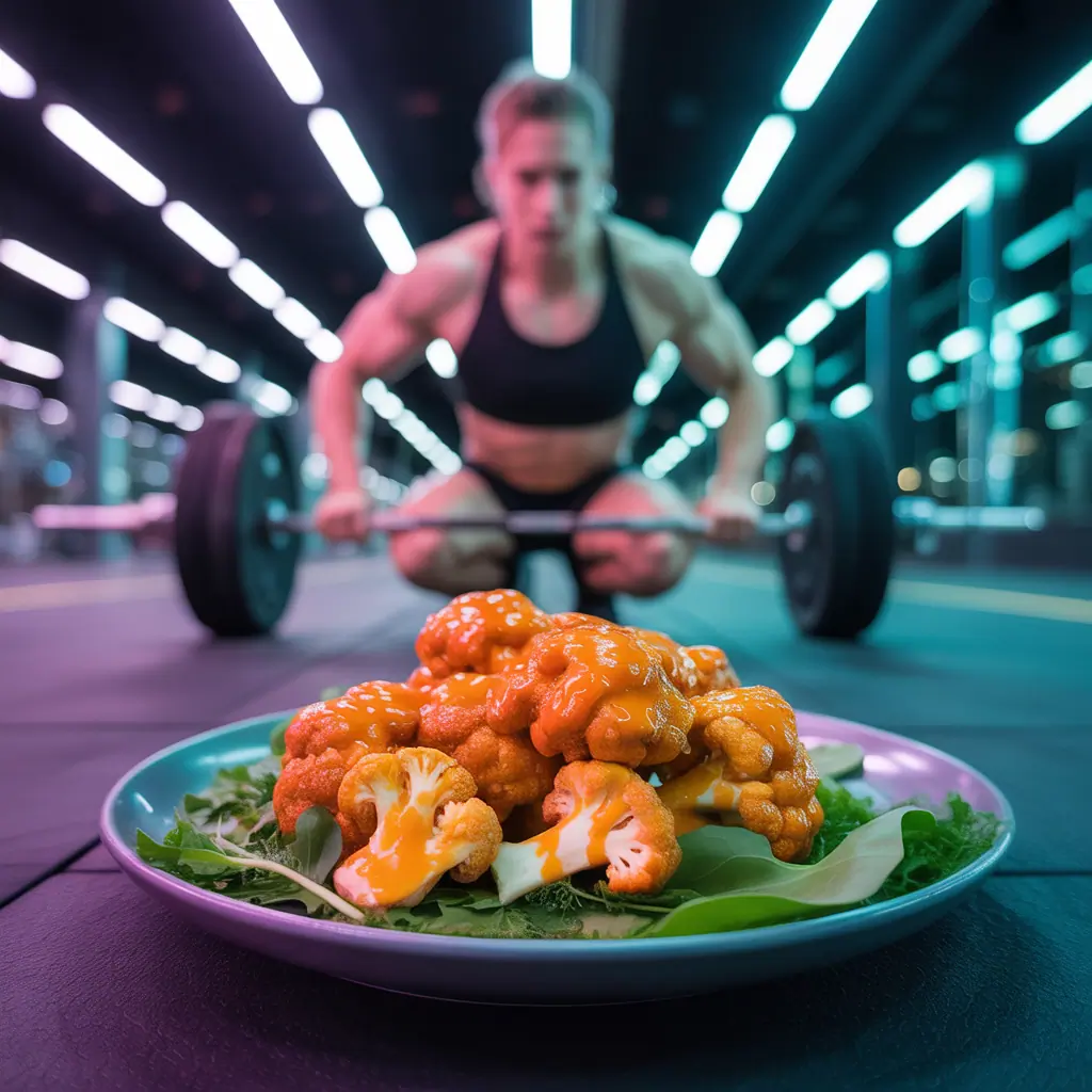 vegan buffalo cauliflower wings