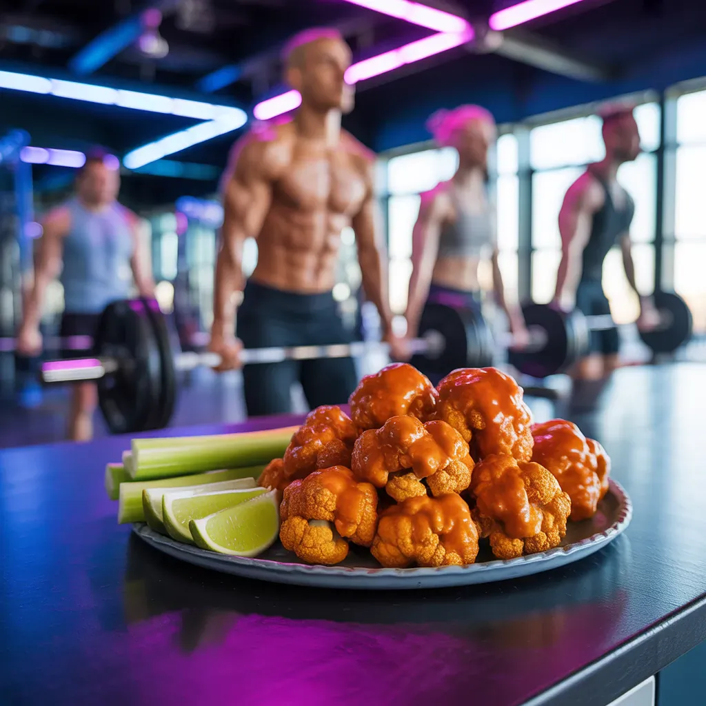 vegan buffalo cauliflower wings