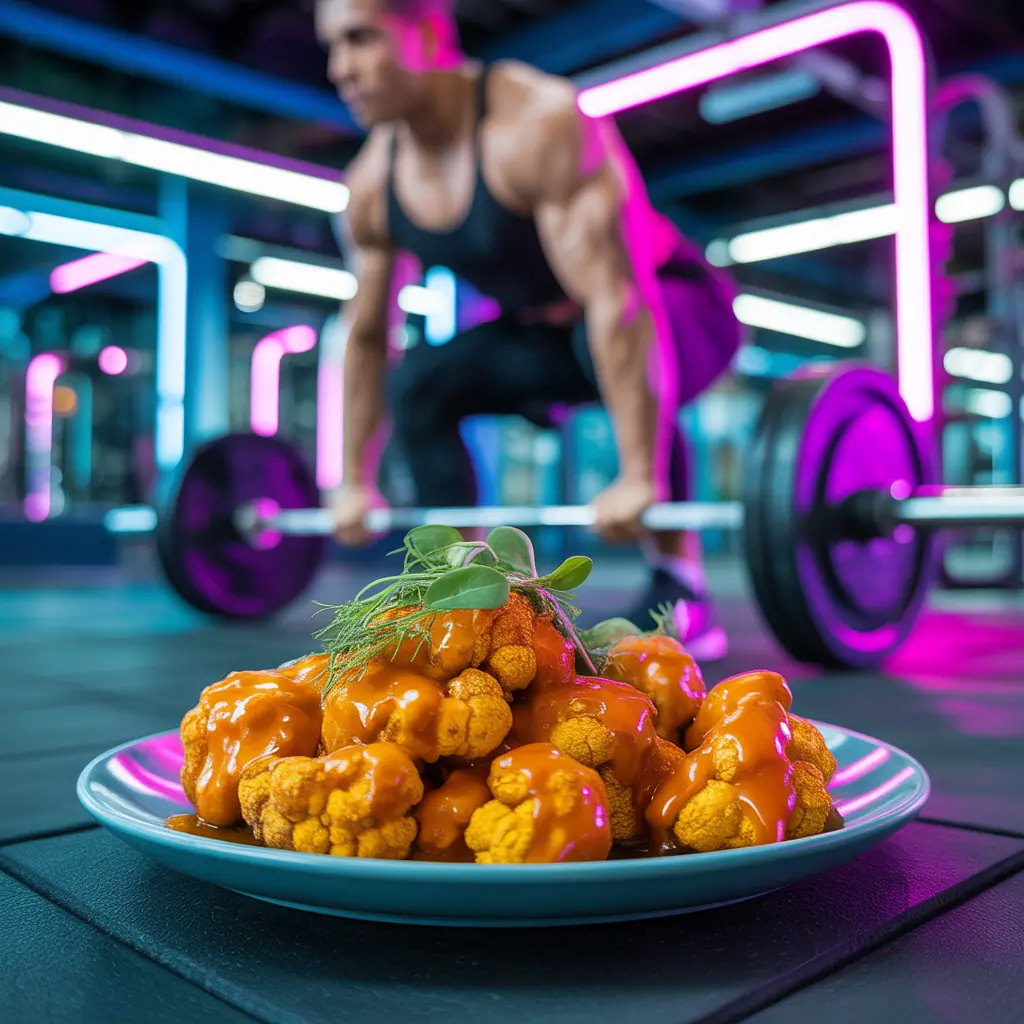 vegan buffalo cauliflower wings