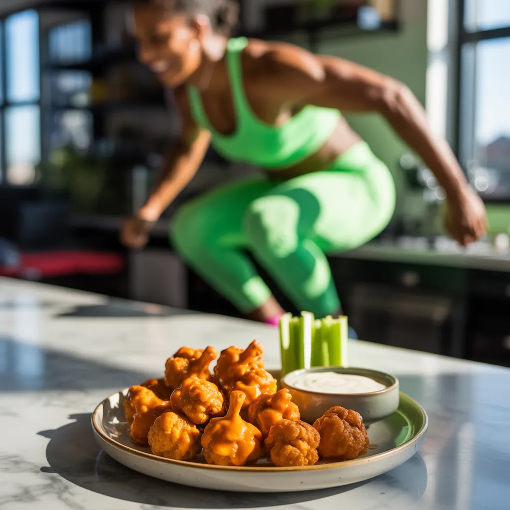 vegan buffalo cauliflower wings