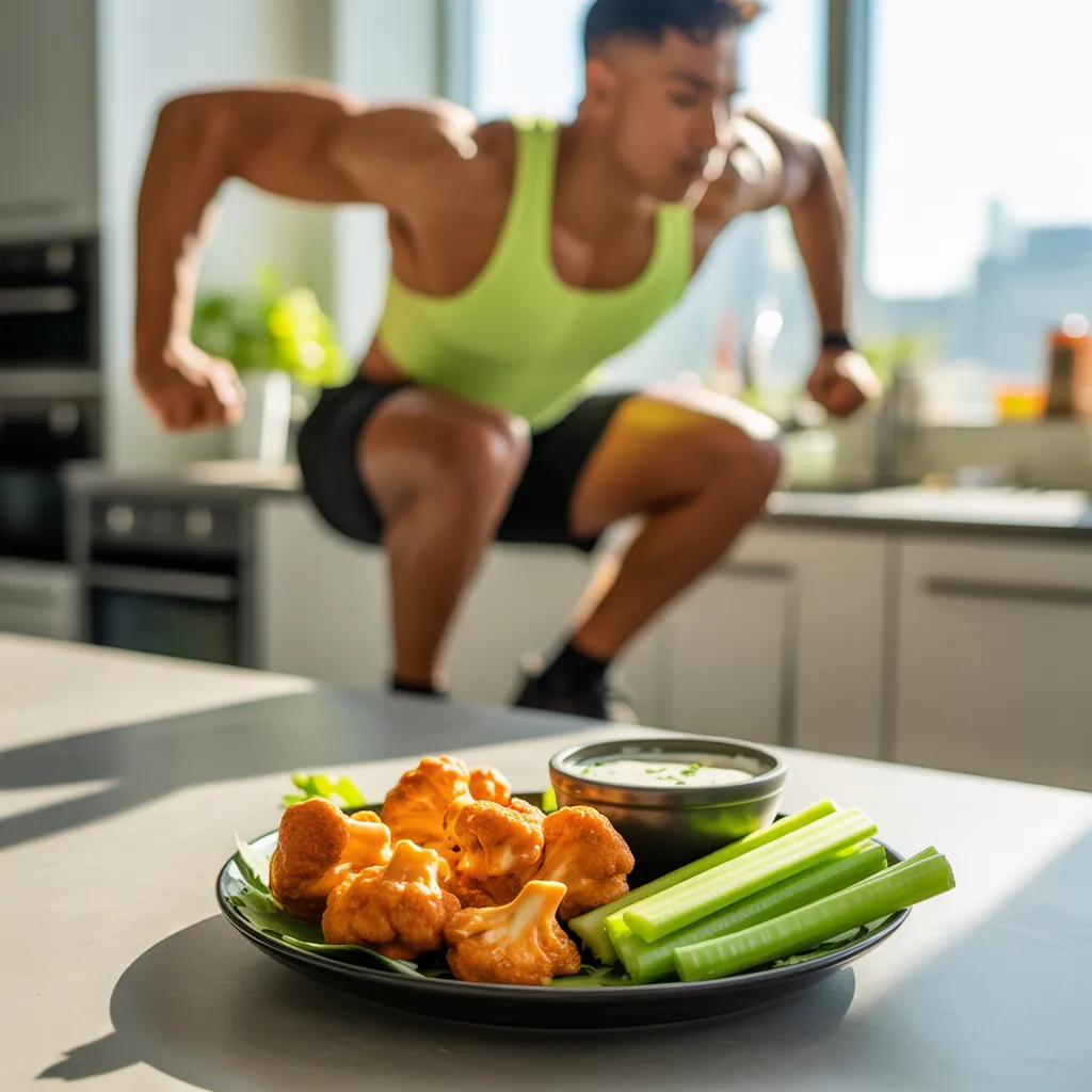 vegan buffalo cauliflower wings