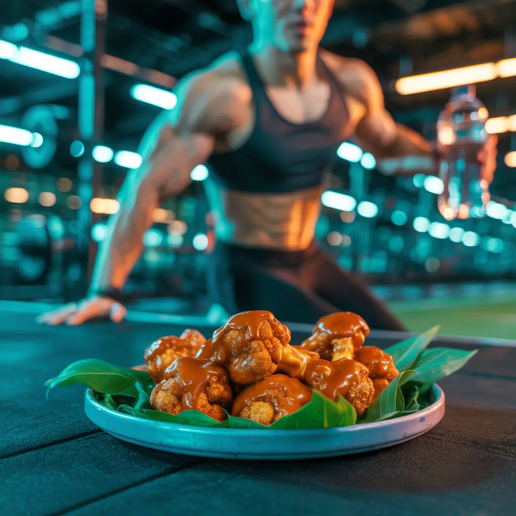 vegan buffalo cauliflower wings