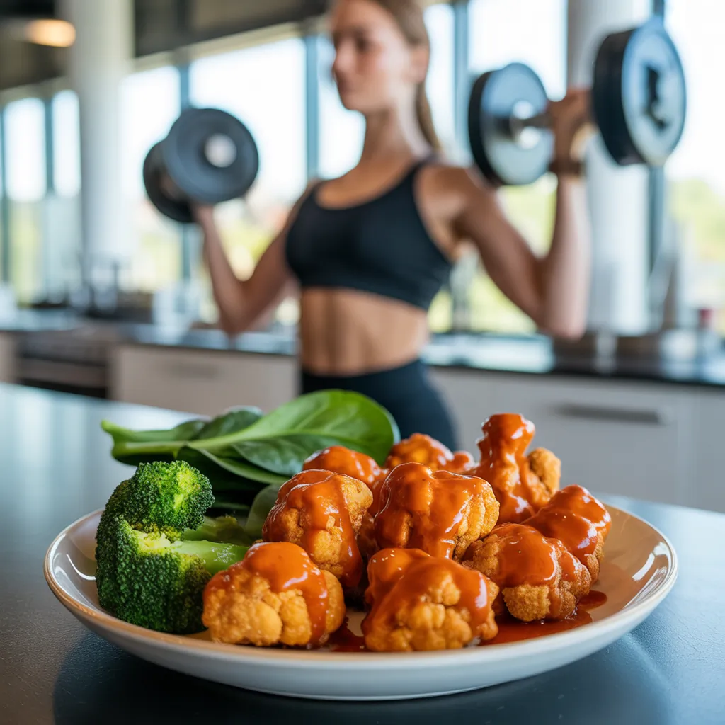 vegan buffalo cauliflower wings