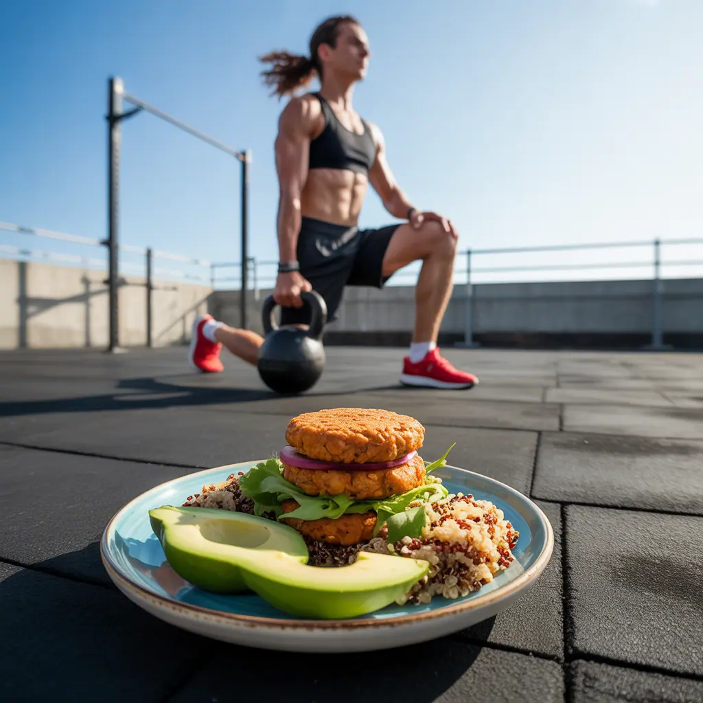 vegan chickpea burgers